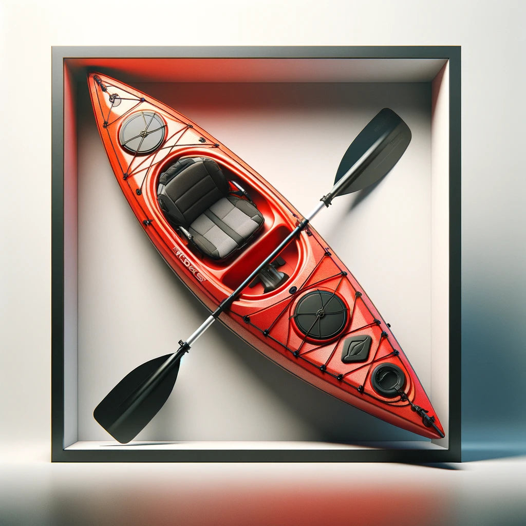 RapidFlow Kayak with Paddle
